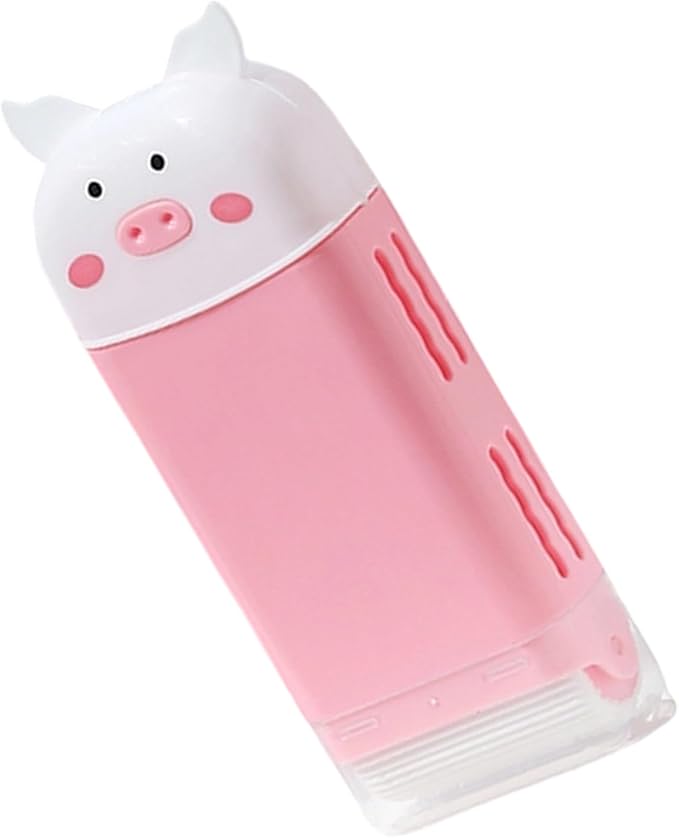 Piggy Shape Soap Dispenser Foam Maker for Bathroom Travel Portable Kids Friendly Household Cleaning Cute Design Soap Case for Bathroom