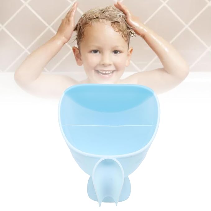 Portable Baby Bath Rinse Cup with Easy Grip Handle – Ideal for Hair and Body Washing for Kids