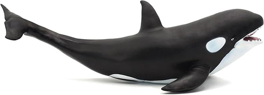 Gemini&Genius Nautical Shark Toy Killer Whale Action Figure, Bathtub Toy, Black, 16 Inches