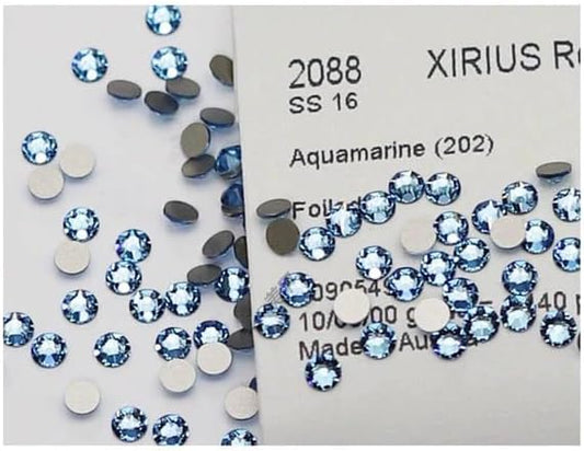 LaserGlow Premium Tooth Gems – 20 Count 1.8mm Blue Crystal Dental Jewelry – Shiny Tooth Crystals with Brilliant Reflection, Easy Application & Long-Lasting Hold