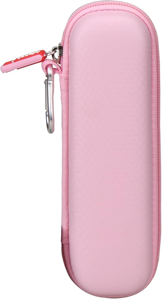 Mchoi Travel Case for Phlips Sonicare 4100 5100 1100 6100 5300 and Most Other Electric Toothbrush, Pink, Case Only