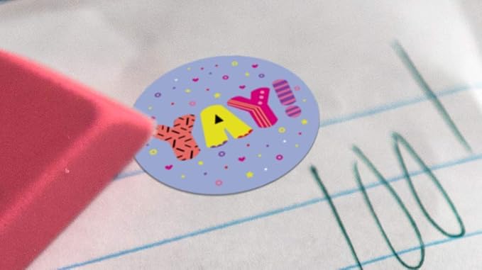 Sweetzer & Orange Teacher Reward Stickers – 1008 in 9 Designs, 1-Inch Motivational Sticker for Kids, Potty Training Reward and Teacher Supplies for Classroom