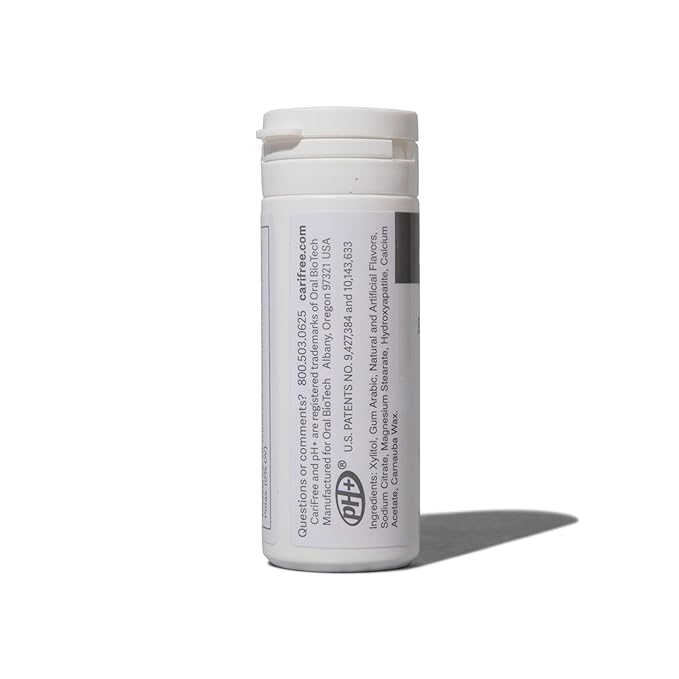 CariFree Breath Mints, Hydroxyapatite and Xylitol, Sugar-Free, pH Elevating, Delicious & Refreshing, Convenient On-The-Go, Travel Size, 6 Tubes Per Box (50 ct. each)