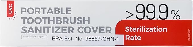 Toothbrush Sanitizer Case, Toothbrush Covers, Portable Toothbrush Travel Holder for Clean and Storage, C Port and AA Batteries Charge, Air Water Filt, Auto-Off, for All Toothbrushes (Green)