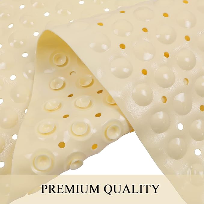 Sheepping Baby Bath Mat for Tub Non Slip Extra Long Cover Bathtub Mat for Toddler Kids 40 X 16 Inch - Eco Friendly Infant Bath Tub Mat with 200 Big Suction Cups,Machine Washable Shower Mat