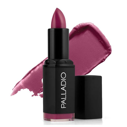 Palladio Herbal Matte Lipstick, Creamy and Full Coverage Long Lasting Matte Lipstick, Magnificent Magenta