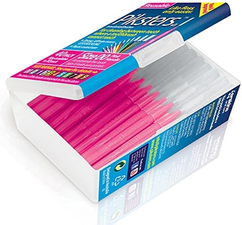 Piksters Interdental Brushes, 40 pk, Size 00, Interdental Tooth Brush for Extremely Tight Gaps, Gum Soft Bristles for Plaque Removal, Safe for Braces