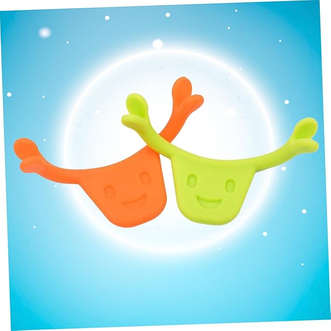 2pcs Smile Trainer Silicone Mouth Exerciser for Face Muscle Stretching and Lifting Edible Safe Material Smile Lifting Training Tool for Natural Enhancement