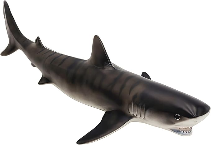 Gemini&Genius Sea Animal Tiger Whale Action Figure Soft Rubber Swimming Pool Bathtub Toys, Realistic Ocean Animals Orcas Educational and Role Play Toys for Kids and Collectors