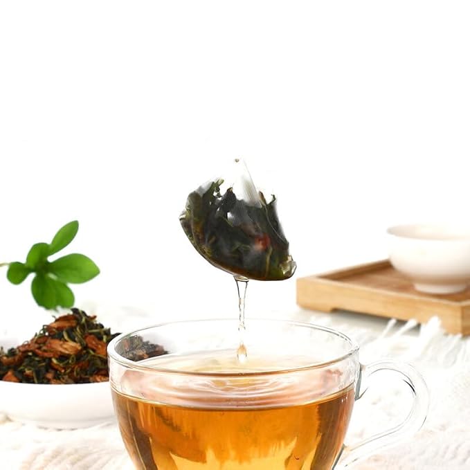 Dandelion Leaf & Root Herbal Tea – 蒲公英叶根茶 – 3.5oz/100g(50 Pyramid Tea Bags), Natural, Caffeine-Free, Non-GMO, Detox & Liver Support