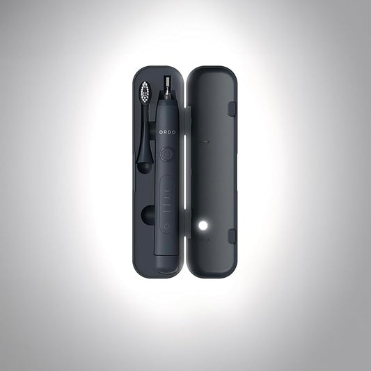 ORDO Sonic+ Charging Travel Case, Secure & Hygienic Toothbrush Storage, USB Charging, MagLock Closure, Durable Design, Tooth Brush Not Included, Charcoal Grey