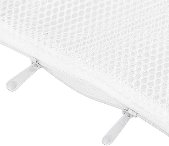 Mesh Bath Toy Organizer, Kids Bath Tub Toy Holder Mesh Bathroom Shower Caddy Bottom Zipper Toy Storage Net Organizer Hanging Bag for Bathroom Bathtub, 17.7x19.7 inch (Pink)