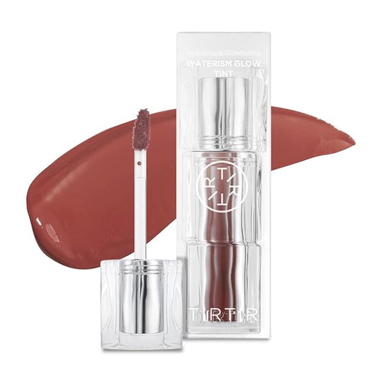TIRTIR Waterism Tinted Lip Gloss #05 Scotch Shot, 0.14 Fl Oz – Kiss Ready Lipgloss, 12H Long Lasting Non Sticky Natural Tinted Glow Korean Multiuse Cheek and Lip Tint for Women gift