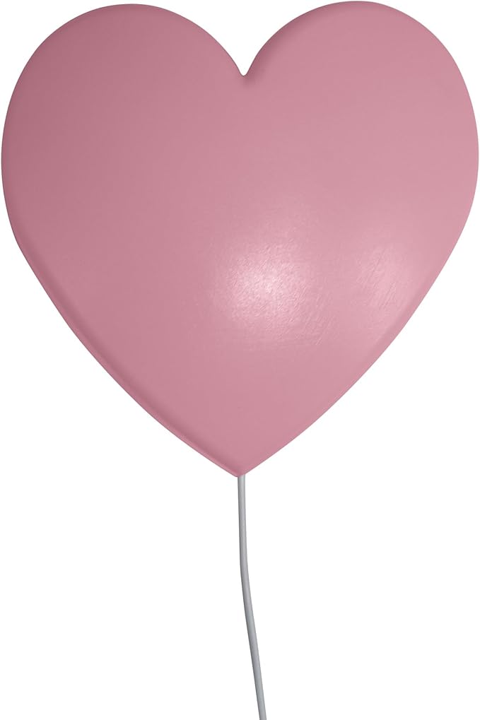 Heart Puff Neon Wall Light, Warm White LED Heart Sign, Wall Decor for Kids Room, Bar, or Restaurant, Party Decoration, Holiday or Birthday Gift