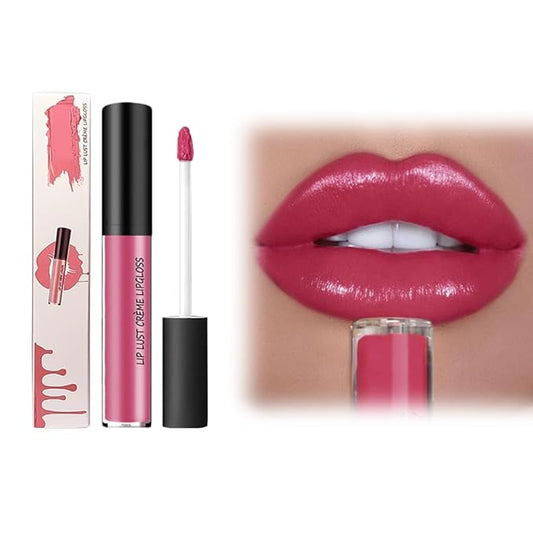 2026 New 12 Colors Lips Staining Lip Oil, Cream Texture Lipstick Long-Lasting Moisturizing Lip Oil, Upgrade Waterproof Lipstick Creamy Lip Gloss Non-stick to Cup (#6)