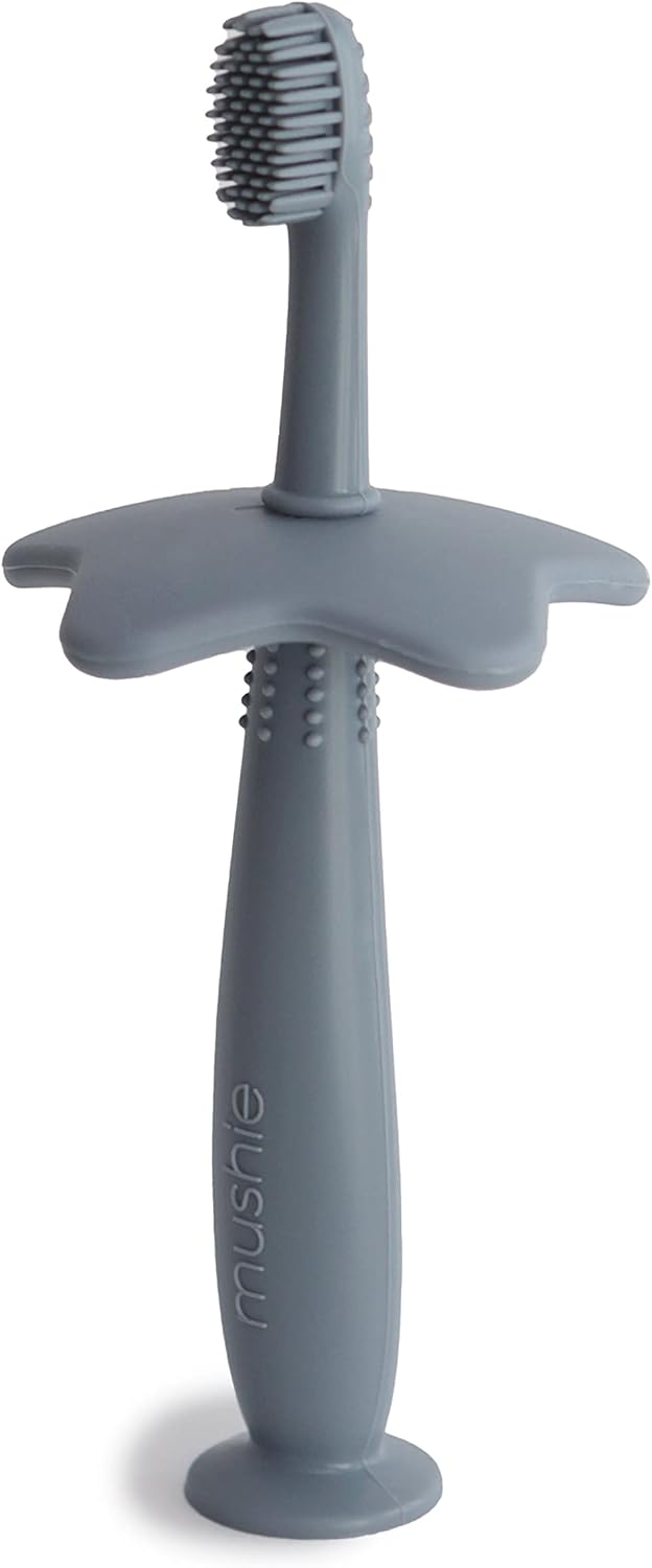 mushie Star Toddler Training Toothbrush (Tradewinds)