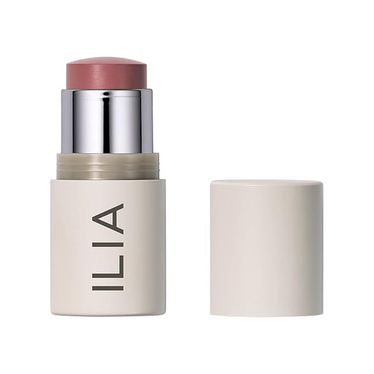 ILIA - Multi-Stick For Lips + Cheeks | Buildable, Creamy, Multi-Use Color Formula for All Skin Types | Nourish, Soften, Protect | Non-Toxic, Vegan, Cruelty-Free (At Last, 0.15 oz | 4.5 g)