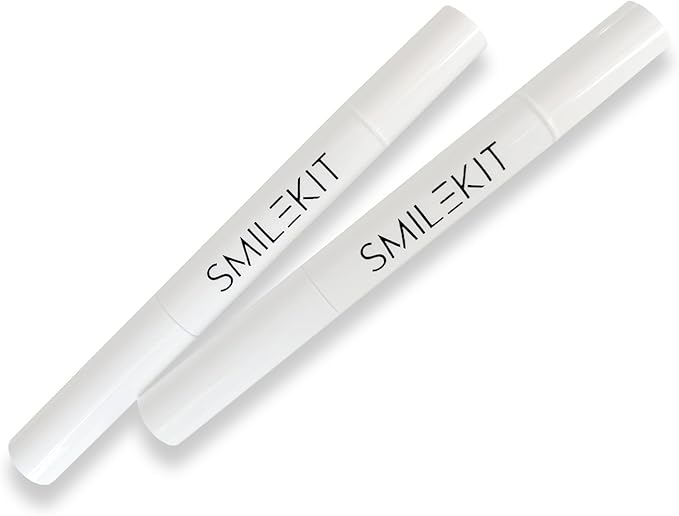 Portable Teeth Whitening Pen (2 Count) - Easily Removes Stains, Effective, Painless, Non-Irritating, and Travel-Friendly.