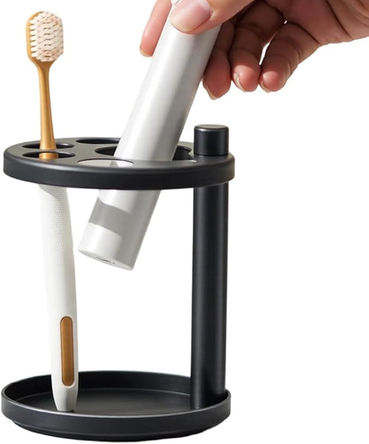 Toothbrush Holders | Bathroom Toothbrush Toothpaste Storage Stand - Shower Storage Rack with Ventilated Slots for Travel Restroom Counter Vanity Toilet Dorm Shavers Small Comb