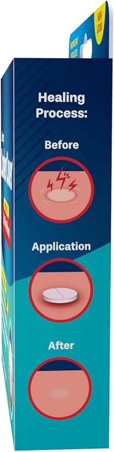 Dentemp Canker Cover - Canker Sore Medicine Pain Reliever - Canker Sore Treatment to Relieve Canker Pain, Mouth Sores & Mouth Irritation - Fast Acting Canker Sore Relief Tablets for Adults (16 Count)