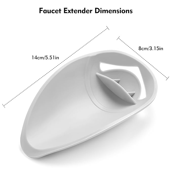 3Pcs Faucet Extender for Toddlers, Adjustable Faucet Extender for Bathroom Sink, Splash Proof Faucet Extender for Children's Hand Washing, Tooth Brushing