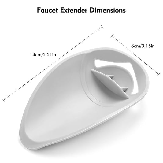 3Pcs Faucet Extender for Toddlers, Adjustable Faucet Extender for Bathroom Sink, Splash Proof Faucet Extender for Children's Hand Washing, Tooth Brushing