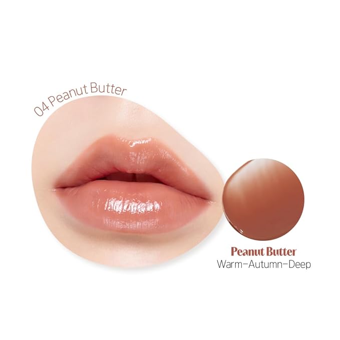 Etude Ginger Sugar Melting Balm Stick 04 Peanut Butter | Tinted Moisturizing Lip balm | Natural Ingredients Hydrate Ginger, Sugar, Shea Butter Moisturizing Relaxing Effect | K-Beauty
