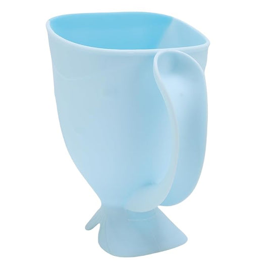 Portable Baby Bath Rinse Cup with Easy Grip Handle – Ideal for Hair and Body Washing for Kids