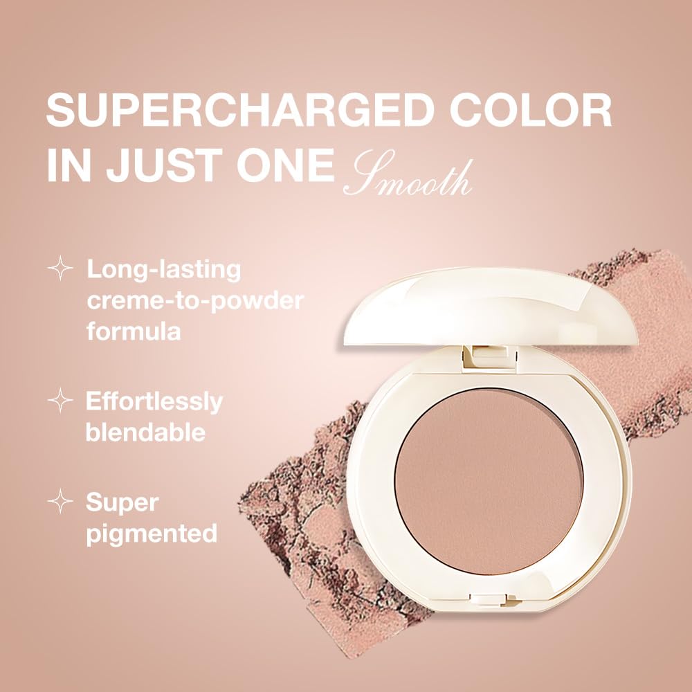 Single Cream Eyeshadow,Nude Apricot Matte Eye shadow Pallette,Waterproof&Long Lasting Mini Eyeshadow,Soft Matte Eye Makeup,Vegan & Cruelty-Free Eye shadow for Brown Blue Green Eyes #10