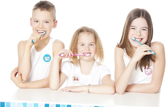 500 Tooth Roll Stickers,for Dental Protection Brush Your Teeth Birthday Gender Reveal Baby Shower Party Favors Supplies Decorations Favors Goodie Bag Stuffers Prize Labels