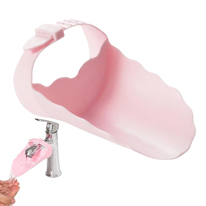 Kitchen Sink Extender - Child Faucet Reach, Faucets Flow Guide | Children's Faucett Extenderr, Hand Washing Fauccet Extension, Sinks Extenders Kids Hands Wash Helper, Washings Helpers for Kitchens