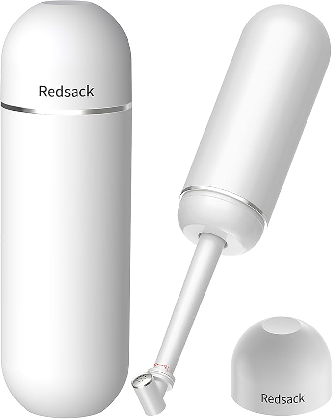 Portable Bidet for Postpartum/Perineal Care,Manual Handheld Peri Bottle for Feminine Hygiene & Travel, 380ml Leakproof,BPA-Free Sprayer for Men/Women/Baby (White, General)