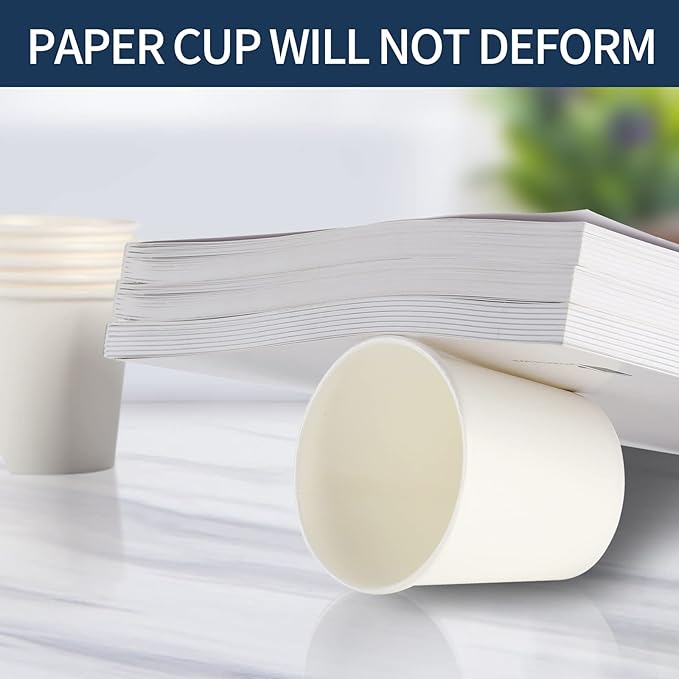 Brandon-super [300 Count - 2 oz] Small Paper Cups, Mouthwash Cups Bathroom Cups Mini Cups Small Disposable Cups