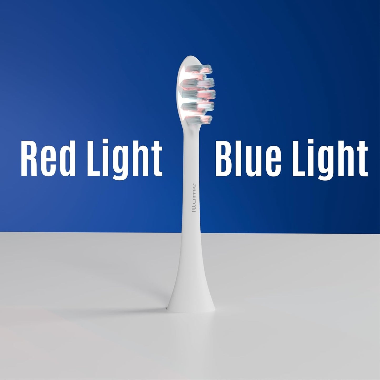 BIOLIGHT Illume Sonic Electric Toothbrush with Red & Blue Light Therapy – Professional Whitening, Gum Care & Advanced Oral Hygiene - White