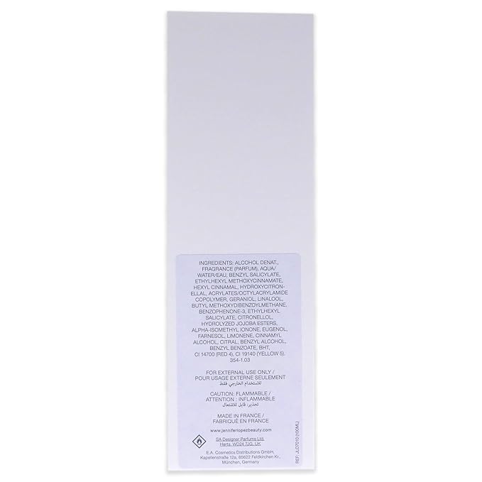 Jennifer Lopez Glow by Jennifer Lopez 100ml Eau De Toilette Spray New, 3.4 Fluid Ounce