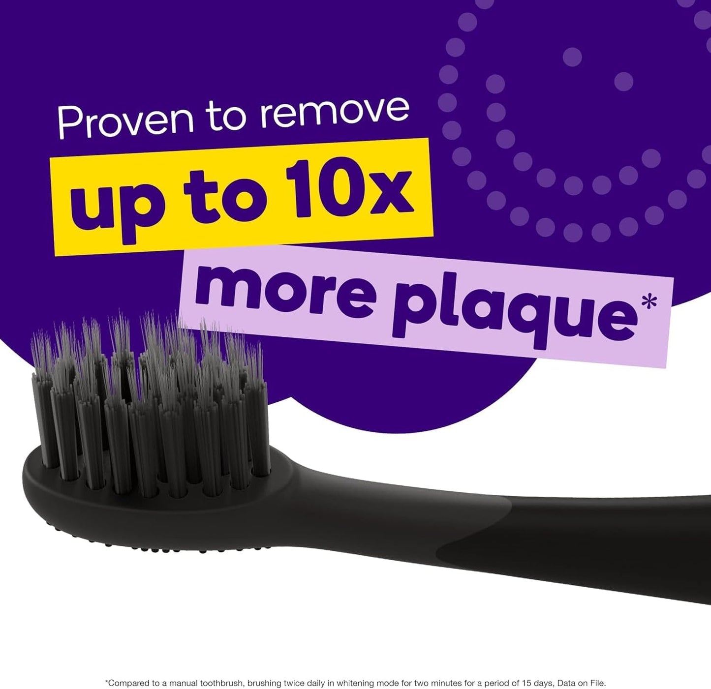 BURST Pro Sonic Electric Toothbrush Genuine Replacement Heads (White/3 Pack) | Soft Bristles for Deep Clean, Stain & Plaque Removal