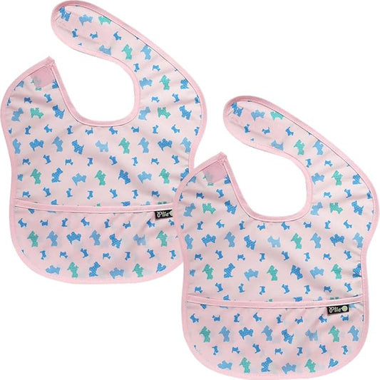 Long Sleeve Waterproof Bib for Toddlers – Soft Feeding Smock for Baby Mealtime, Self-Feeding,BPA-Free, Easy Clean