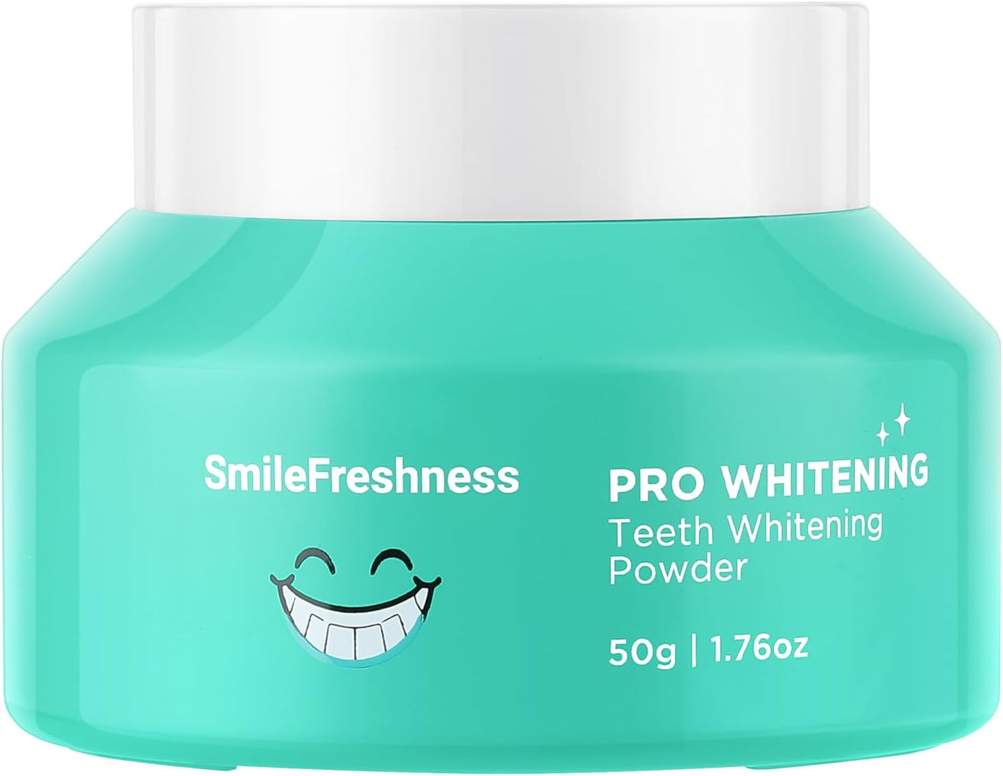 Teeth Whitening Powder - Removes Plaque & Stains, Enamel Care Tooth Whitening Powder with Pap+, Ideal for Sensitive Teeth, Refreshing Mint Flavor (1.76oz).
