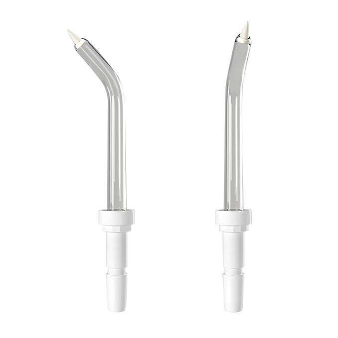 BURST Electric Water Flosser Replacement Tips (Perio/2 Pack) | for Fresh Breath & Healthy Gums | Plaque Removal Between Teeth, Braces & Dental Work