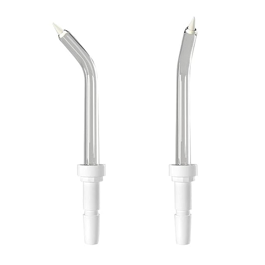 BURST Electric Water Flosser Replacement Tips (Perio/2 Pack) | for Fresh Breath & Healthy Gums | Plaque Removal Between Teeth, Braces & Dental Work