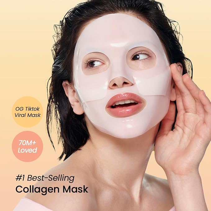 BIODANCE Best Mask Duo: Bio-Collagen & Ceramide Panthenol Real Deep Mask Set, Firming, Hydrating, Face Mask Bundle for Glass Skin, Korean Skincare Set, Christmas Gift Stocking Stuffers for teen girls