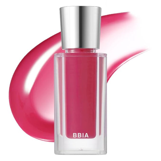 BBIA Over Glaze Lip Gloss - Plumping & Volumizing Glossy Lip Tint with High-Glow Glassy Shine Finish, Naturally Moisturizing, Non-Sticky, Lightweight, Vegan, Korean Makeup (04 CHERRY SYRUP)
