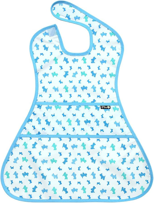 Long Sleeve Waterproof Bib for Toddlers – Soft Feeding Smock for Baby Mealtime, Self-Feeding,BPA-Free, Easy Clean