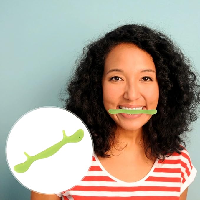 COHEALI Smile Practice Tool Silicone Speech Stutter Straighteners Trainer for Lips Shaper and Face Compact -wrinkle Mouth Muscle Trainer