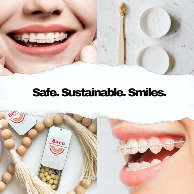 Orthodontic Wax – Original Honey, Natural Braces Protection, Long-Lasting Comfort, Pre-Cut Wax Pieces in Aluminum Travel Case(75 Buttons) - Original Honey