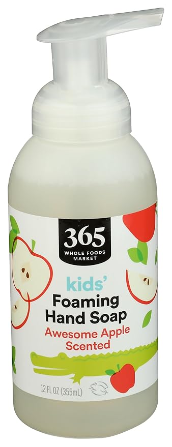 365 by Whole Foods Market, Kids' Foaming Hand Soap, Awesome Apple, 12 Fl Oz