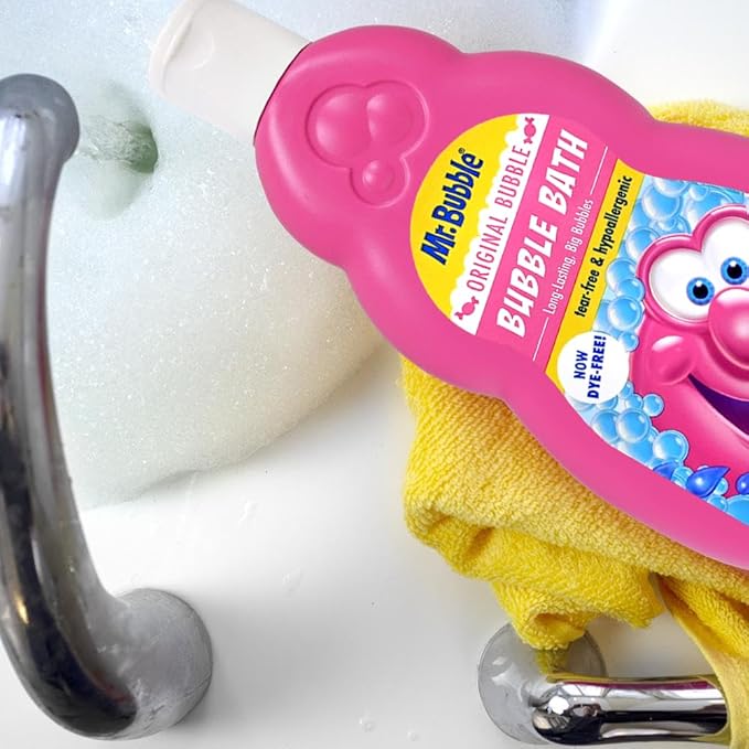 Mr. Bubble Original Bubble Bath - Great for Your Baby, Kids, and Adults - Hypoallergenic, Tear Free Bubble Bath Solution (2 Bottles, 16 fl oz Each)