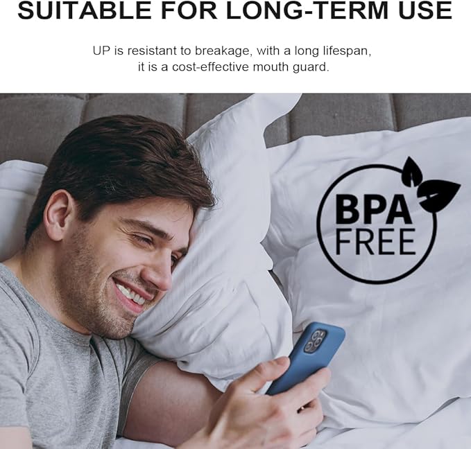 KOHEEL UP Ultra-Lightweight Mouth Guard for Teeth Grinding and Clenching, Comfortable Night Guard for Bruxism Relief, TMJ Mouth Guard, Non-Bulky Dental Guard (1 Pack)