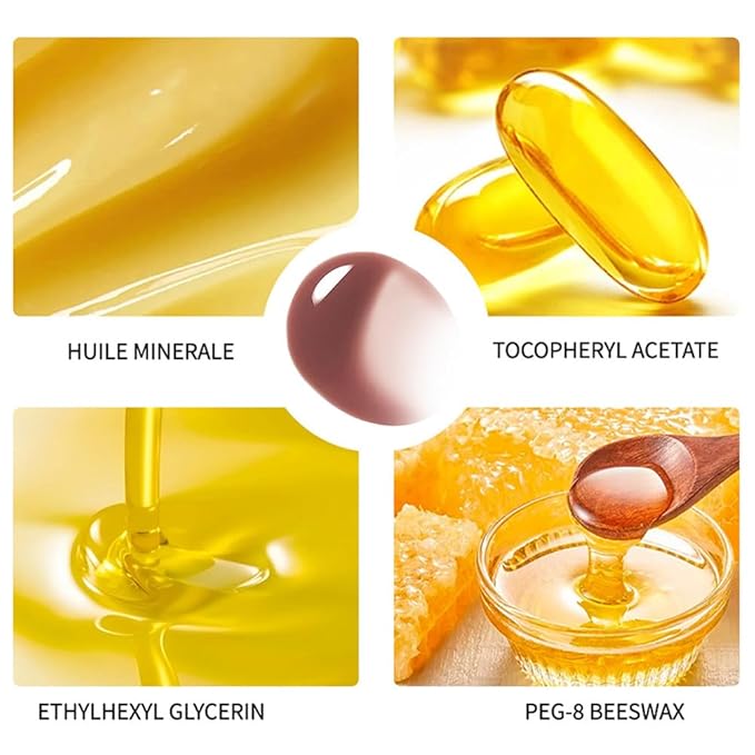 Browm Honey Butter Lip Stain Tinted Lip Gloss, Shine Moisturizing Plumper Liquid Lipstick for Women,Natural Nourishing Hydrating Lip Balm for Dry Lips,Lightweight Lip Liner Care Makeup,Vegan #1