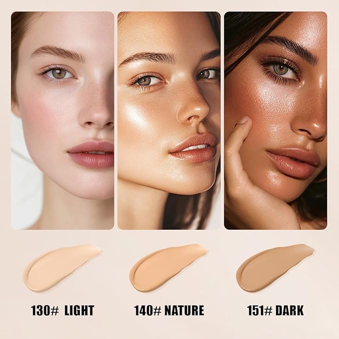 QIC Concealer,Natural Color Correcting Concealer for Women,Full Coverage Makeup for Face Eye Body,Nourishing Makeup for a More Even Complexion (Light Skin Tone, 1.36 Fl Oz)